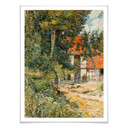 Plakat Gauguin - Dom wiejski w Normandii