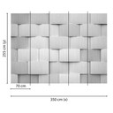 grå non-woven tapet Designwalls AluPattern 