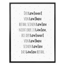 Poster Zungenbrecher - Der Leutnant von Leuthen
