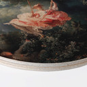 Obraz drewniany Fragonard - Huśtawka - Okrągły