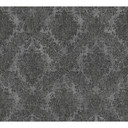 A.S. Création baroque tapet i sort og grå non-woven tapet i barokstil