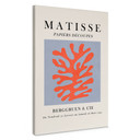 Canvastavla Abstrakt korall i Matisse-stil - Costa