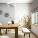 Fotomural flores, hojas naturaleza floral mate en blanco, verde 2,70 x 1,59m