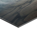 Billede af vinterskov ved søen - Rostovskiy – print på aluminium (Alu-Dibond)
