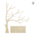 Arbre XXL - Placage bois peuplier