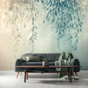 Guido Maria Kretschmer Silent Weaves - Art Edition 2 Fototapet turkis