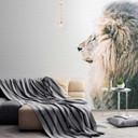 Livingwalls papier peint photo ARTist Lion in Snow
