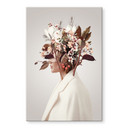 Akrylbillede Moth - Beautiful Flower Lady