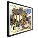 Plakat Zamart - Kandinsky spotyka berlińską Bramę Brandenburską