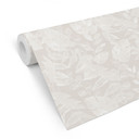 Tapet med mønster af planter, tropiske blade, beige - Bloomery Decor