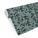 Tapet med mønster fra junglen - urban jungle tropical leaves green - Bloomery Decor