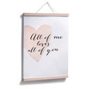 Plakat Confetti & Cream - All of me loves all of you