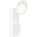 Wandspot Lilly, weiß, 20 x 10 cm, Deckenspots, dimmbar