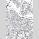 Fototapet - Kort over Amsterdam