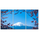 3-delt lærredsprint, Mount Fuji