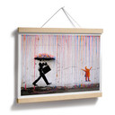 Plakat Banksy - Kolorowy deszcz
