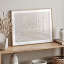 Plakat Namaste z lotosem - Treechild