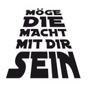 Wandtattoo Möge die Macht mit dir sein