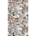 Fototapeta z typografią w stylu vintage - włókninowa tapeta word art - nowoczesna tapeta do salonu