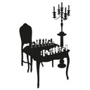Sticker mural - Échecs