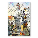 Tableau sur verre Zamart - Kandinsky rencontre Dresde