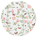 Sticker mural Hellébores roses au printemps - UN Designs - Rond