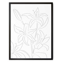 Plakat 1X Studio - Line Art Floral - Minimalistyczne kwiaty