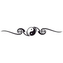 Sticker mural - Yin Yang 2