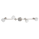 Spotrohr Piet, metallic, 78 x 16 cm, Glas Strahler
