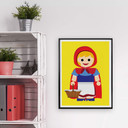 Plakat Gomes - zabawka Czerwony Kapturek