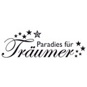 Sticker mural - Paradis pour les rêveurs + étoiles fluorescentes