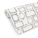 Tapet med mønster - Frame Your Life - brun