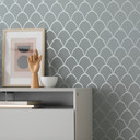 SCHÖNER-WOHNEN non-woven tapet, grafisk tapet grøn
