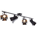 Spotrohr Lola, schwarz, 16,5 x 84 cm, Metall Strahler