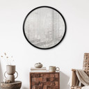 Poster planten in wit in modern ontwerp - Ms Tiff - Rond