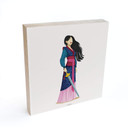 Billede af træ til at sætte op - Tohmé - Mulan - 15x15 cm