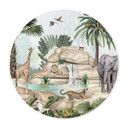 Plakat dziecięcy Kikki Belle - Jungle Paradise - okrągły