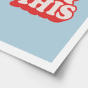 Plakat z napisem You got this - Wilson