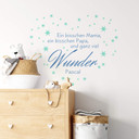 Wandtattoo + Name Ein bisschen Mama... 2-farbig