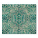 Kogeplade Mandala Boho guld-grøn - Bloomery Decor