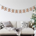 Décoration en bois MDF Bonhomme en pain d'épices