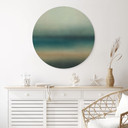 Quadro in Legno Rotko Blush - Orizzonte Turchese - Sir Edward x Grigory Gladarev - Rotondo