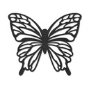MDF - Dekoracja drewniana - Motyl Isabella