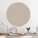 Naklejka na ścianę circle taupe - okrągła