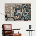 Stampa su Tela Silent Planes - Forme Geometriche - Sir Edward x Grigory Gladarev