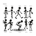 Sticker mural - Colocataires