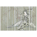 5 stykke lærredstryk, traditionel japansk geisha