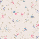 blomstret tapet cremegrøn - non-woven tapet landsted A.S. Création - mat lys struktur