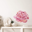 Muursticker Roze Pioenroos