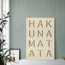 Obraz dekoracyjny z topoli - deska Hakuna Matata